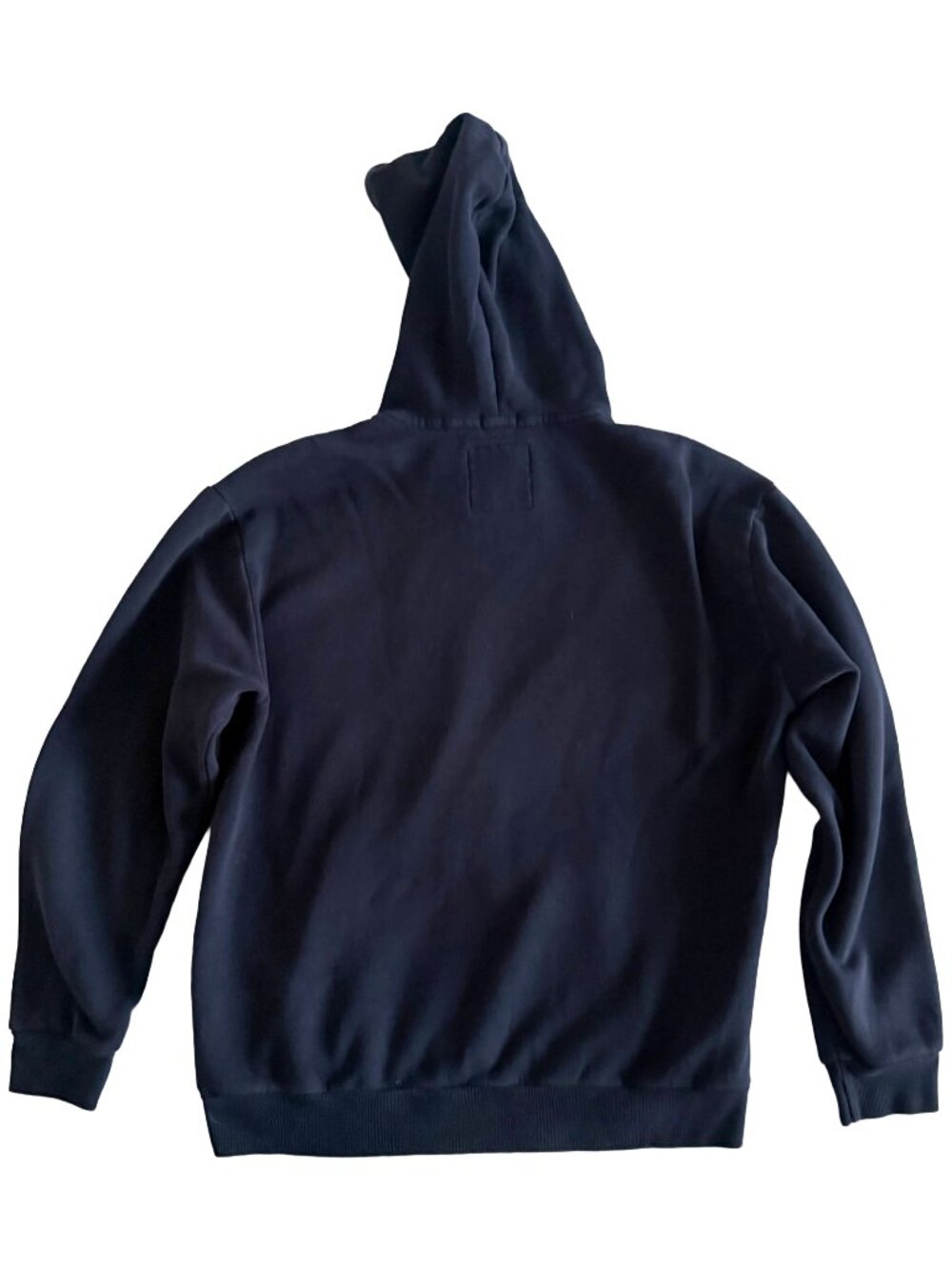 Hollister Navy Blue Relaxed Fit Pullover Hoodie Size M - Picture 2 of 4